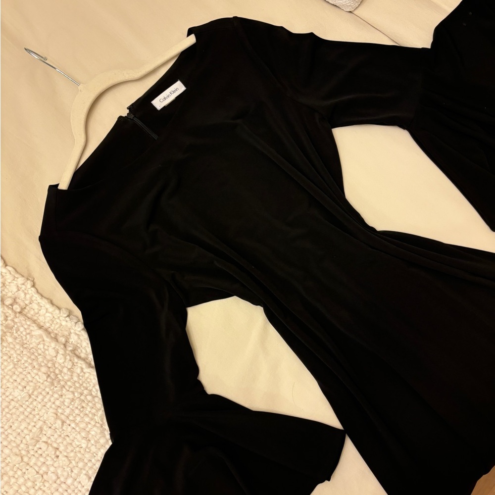 Calvin Klein black mini dress